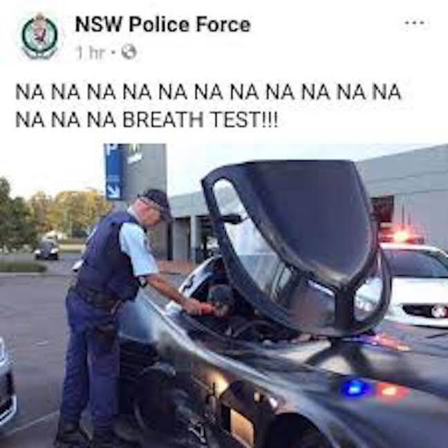 Category: Police Stop Meme Batman got pulled over in his bat mobile and needed a breath test. Was he short of breath, or just drunk? Does he know anything about any particular bat soup that caused quite a stir?