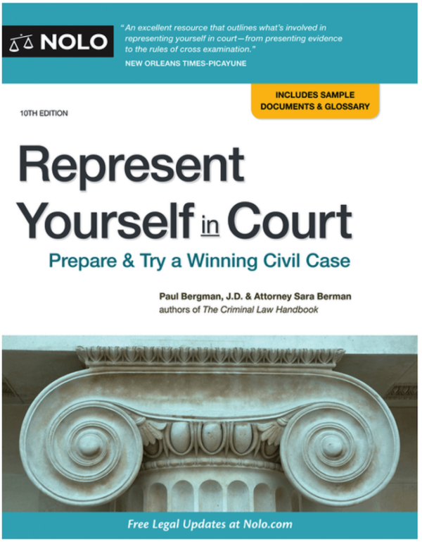 Represent Yourself in Court Book by Nolo