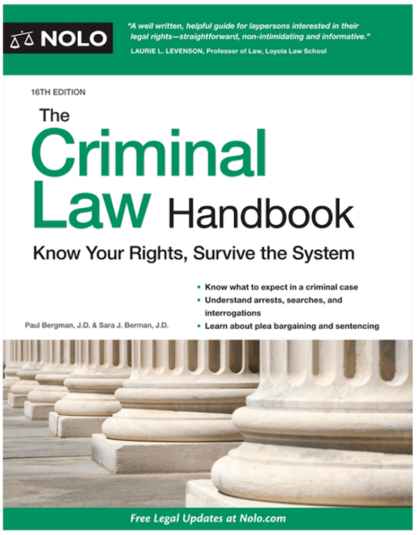 Criminal Law Handbook by Nolo