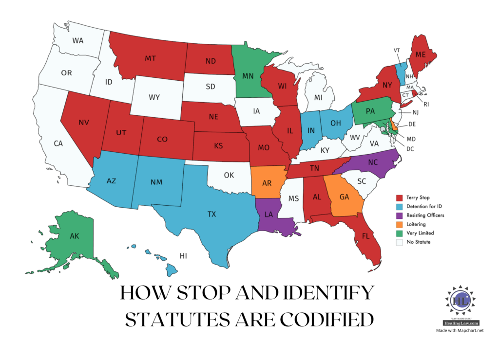 How stop and identify statutes are codified