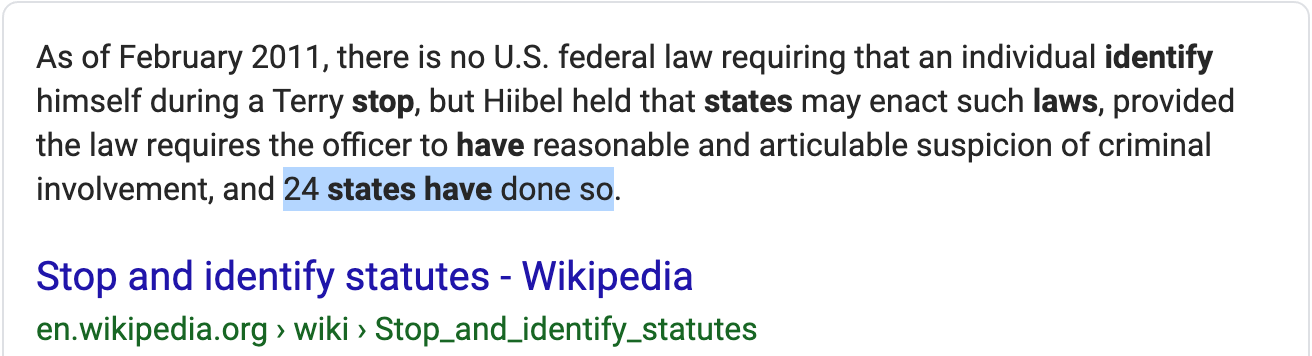 Stop And Identify States | Stop And Id States – TZBU